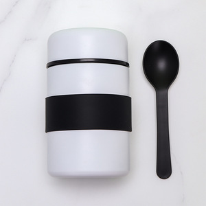 Japanese-style Braised Beaker 304/201 Stainless Steel <b>Insulated</b> Portable FH8 5.3 Model Student Mini Outdoor <b>Lunch</b> <b>Box</b> No Pattern - Product Image 4
