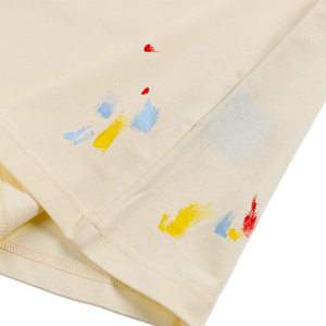 Camisetas Personalizadas con Logotipo para Hombre, Ropa Casual 100% Algodón, Camisetas con Diseño de Salpicaduras de Pintura, Cuello Redondo, Camisetas de Jersey - Product Image 4