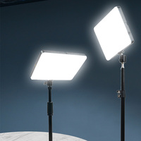 Pencahayaan Studio Yang Dapat Disesuaikan Perlengkapan Fotografi Lampu Video LED Profesional Panel TV Film Shooting Pencahayaan Panel Led