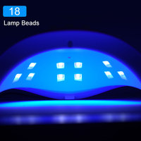 USB rose 54W 18LEDS lampe à LED UV sèche-ongles pour tous les Types de vernis gel vernis à ongles durcissant la machine de manucure