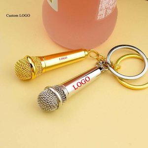 Custom Printed <b>Mini</b> <b>Microphone</b> Keychain - Music Festival Promotional Giveaway - Product Image 6