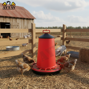 Comedero Automático de Plástico Certificado, Mediano, 15 kg, para Pollos y Cerdos, para Ganadería, Nuevo, 1 Año de Garantía, Modelo 302410 AYTAV - Product Image 2