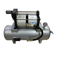 Station d'amplification de pression d'air USUN Modèle : 4AB02-20L, rapport 2:1, avec régulateur haute pression et réservoir de 20L