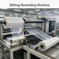 Machine de découpe et de rembobinage de film laminé en papier kraft, découpe de précision pour matériaux à large bande de largeur et grand diamètre