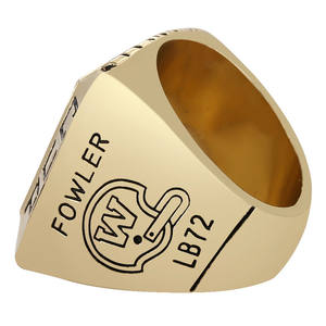 <span class=keywords><strong>CFL</strong></span> 1984 Winnipeg bombardieri blu calcio grigio coppa del campionato anello di moda maschile anello gioielli personalizzati all'ingrosso - Product Image 3