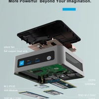Mini PC Morefine de Alto Rendimiento, Intel I5-1340P/I7-13620H, 12 Núcleos, 16 Hilos, DDR4 4GB, SSD, Wifi 6, Ideal para Juegos (Reino Unido/EE. UU.)