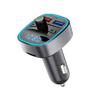 T25S Car MP3 player FM Transmitter Wireless Dual Ports QC 3.0 Charger Pair Charger Pair mit sender Charger