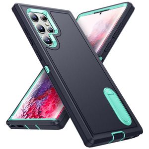 Funda de teléfono resistente de 3 capas Defender para <span class=keywords><strong>Samsung</strong></span> S24 S23 Plus S22 Ultra A05 A15 A25 A14 soporte TPU PC Armor Case - Product Image 1