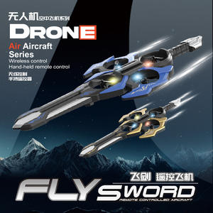 Avión de juguete con control remoto, anticolisión, anticaída, con control gestual, acrobacias, giros, espada voladora, juguete para niños - Product Image 2