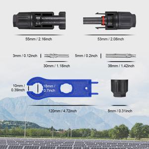 IP67 Waterproof Solar Panel Cable <b>Connector</b> 30A 1000V DC PV Solar <b>Connector</b> with <b>Accessories</b> for PV Solar Panel Wiring - Product Image 4