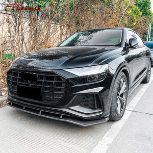 อุปกรณ์เสริมรถยนต์ ABS ชุดกันชนหน้ารถยนต์ชุดตัวกระจายริมฝีปากสปอยเลอร์สำหรับรถ <span class=keywords><strong>Audi</strong></span> <span class=keywords><strong>Q8</strong></span> SQ8 <span class=keywords><strong>Sline</strong></span> 2019-2023 - Product Image 6