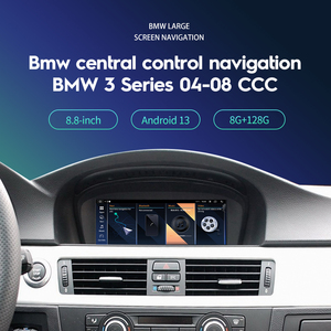 Interface multimédia Android pour voiture GPS de 8,8 pouces pour <span class=keywords><strong>BMW</strong></span> Série 3 E90 <span class=keywords><strong>E92</strong></span> 2004-2008 CCC <span class=keywords><strong>CarPlay</strong></span> sans fil WIFI 4G - Product Image 2