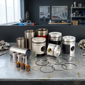 Nouvel anneau de piston en alliage d'aluminium de marque LU pour Peugeot 405 (6 cylindres) - Pièce de rénovation/amélioration - Product Image 3