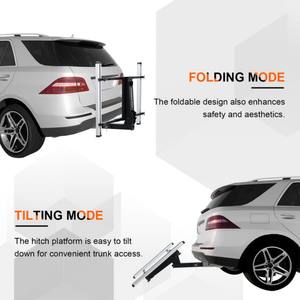 Porte-bagages de remorque noir pratique et durable - Product Image 6