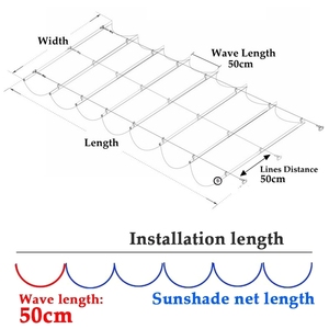 Toldo Retráctil Telescópico para Jardín y Patio, con 90% de Protección Solar, Impermeable, Tipo Ola - Product Image 5