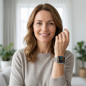 Smartwatch DTM2 per Donne con Display AMOLED da 1,85 Pollici, 4GB di Memoria, Chiamate BT, Monitoraggio del Battito Cardiaco e del Sonno, Download APP, Vendita all'Ingrosso OEM - Product Image 2