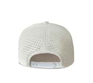 5 pannelli bianco rapido secco Laser fori di taglio cappelli con la parte anteriore in Pvc toppa logo bordo piatto arancione - Product Image 4
