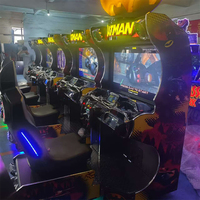 Hero Driving Simulator Bat Car Machine de jeu d'arcade à pièces Racing Jeux compétitifs Convient au centre de jeu intérieur