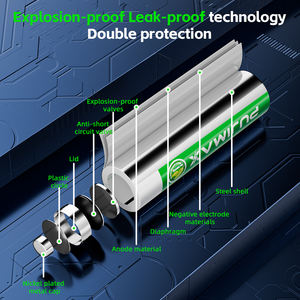 Прочная аккумуляторная батарея PUJIMAX 2700mWh AA 1,2 V Ni-MH для калькулятора фонарика и будильника, прочная батарея Ni-MH aaa1.2v - Product Image 3