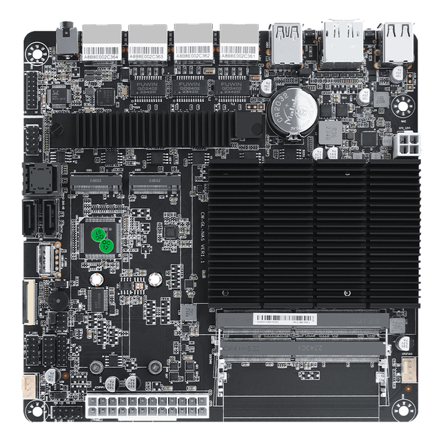 Zynshield N4000 J4125 J4105 6 Bay NAS with 2*M.2 NVME 2280 HDMI DP 4K60Hz 4*Intel I226 2.5G NICs Legacy UEFI for CentOS Ubuntu Debian
