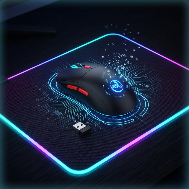 OEM HXSJ T20 2.4Ghz Wireless Gaming Mouse 6 Buttons Right Hand USB/Type-C Optical PAW3212 650mAh Rechargeable Backlit