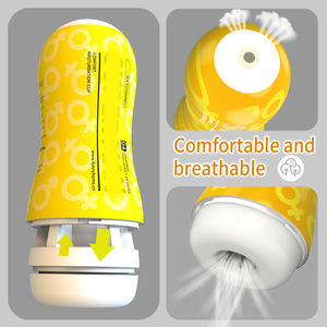 남성 친밀한 자극 컵-신체 안전 TPE 부압 흡입 소프트 터치 실제 섹스 느낌 성인을위한 인공 자위 행위자 - Product Image 6