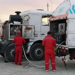 LNG Mobile Refueling Station For Heavy Cargo Vehicles And Passenger Transport