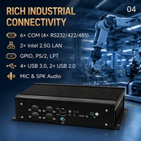 PC industriel sans ventilateur Intel Core I5-10210U 6 ports COM GPIO Terminal Phoenix RAM DDR4 en stock pour contrôle de machine CNC