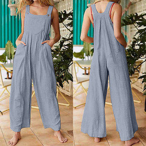 Women <strong>Loose</strong> <strong>Fit</strong> Fashion Overalls Wide Leg Baggy Bib Overalls Jumpsuit <strong>Dungarees</strong> Summer Jumpsuit Casual Elegant Overalls Summer - Product Image 4