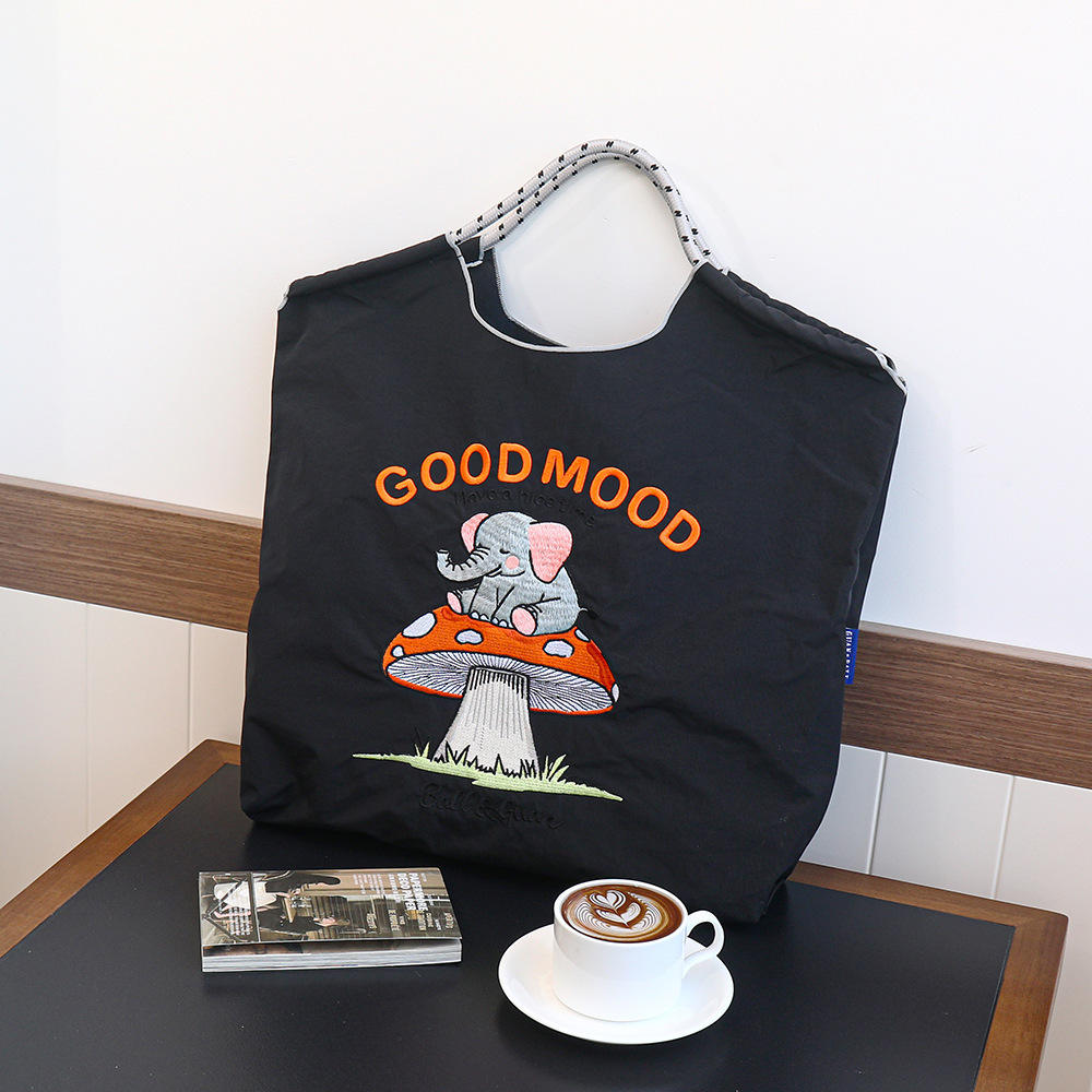 Noir-bonne humeur-sans bandoulière-grande taille