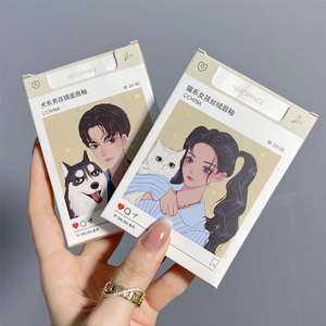 HERORANGE-Kit de embalaje para <span class=keywords><strong>cigarrillos</strong></span> de gato para chica, lápiz labial de larga duración, brillo de labios mate, Color líquido, maquillaje, juego de lápiz labial - Product Image 6