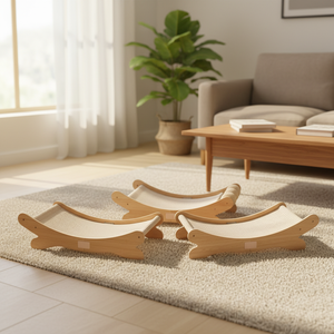 Large Wood Sisal Cat Scratching Board with Nest Four Seasons Pet Grinding Paws <strong>Scratcher</strong> Toys 2 in 1 Cat Bed <strong>Scratcher</strong> - Product Image 3
