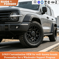 Jantes tout-terrain GUDE les plus vendues, 16, 17, 18 pouces, jantes à rebord profond, PCD 6x139.7, alliage, jantes 4x4 pour Chevy Silverado