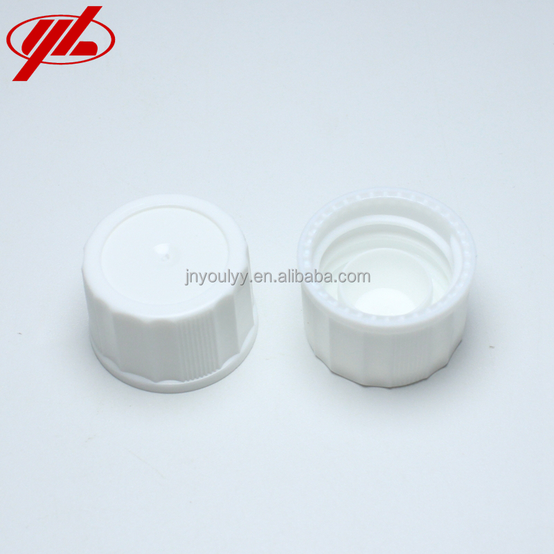 18mm White Screw Plastic Cap Bottle Cover