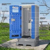Toilettes portables écologiques en HDPE, durables et faciles à installer, pour une utilisation publique mobile dans les hôtels, les bureaux, les appartements et les entrepôts