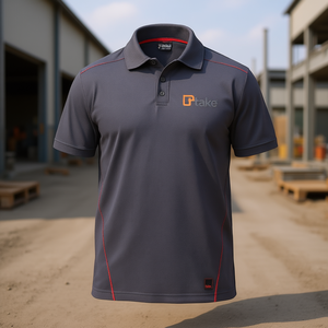 Polo respirant gris 2XL pour homme, manches courtes, vêtements de travail pour usage en usine - Product Image 3