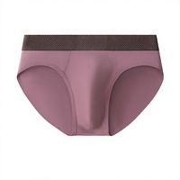 Caleçons mi-hauts respirants grande taille pour hommes, couleur unie, sans couture, en Spandex/Coton, tissés, confortables pour jeunes hommes