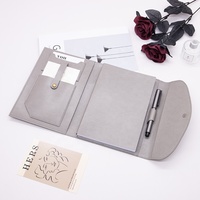 A5 Journal de haute qualité Planificateur d'affaires Cahier en cuir à couverture souple personnalisé en gros