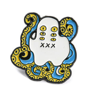 Badge religieux maçonnique en émail dur moulé sous pression, plaqué électrolytiquement, imprimé UV, motif ange, animal, Feng Shui, prière - Product Image 3