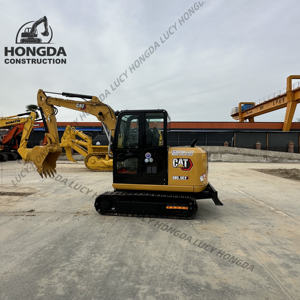 Vente chaude utilisée CAT305.5E2 Mini 5 tonnes pelle hydraulique petite ensacheuse machines boîte de vitesses pompe sur chenilles type d'excavatrice - Product Image 1