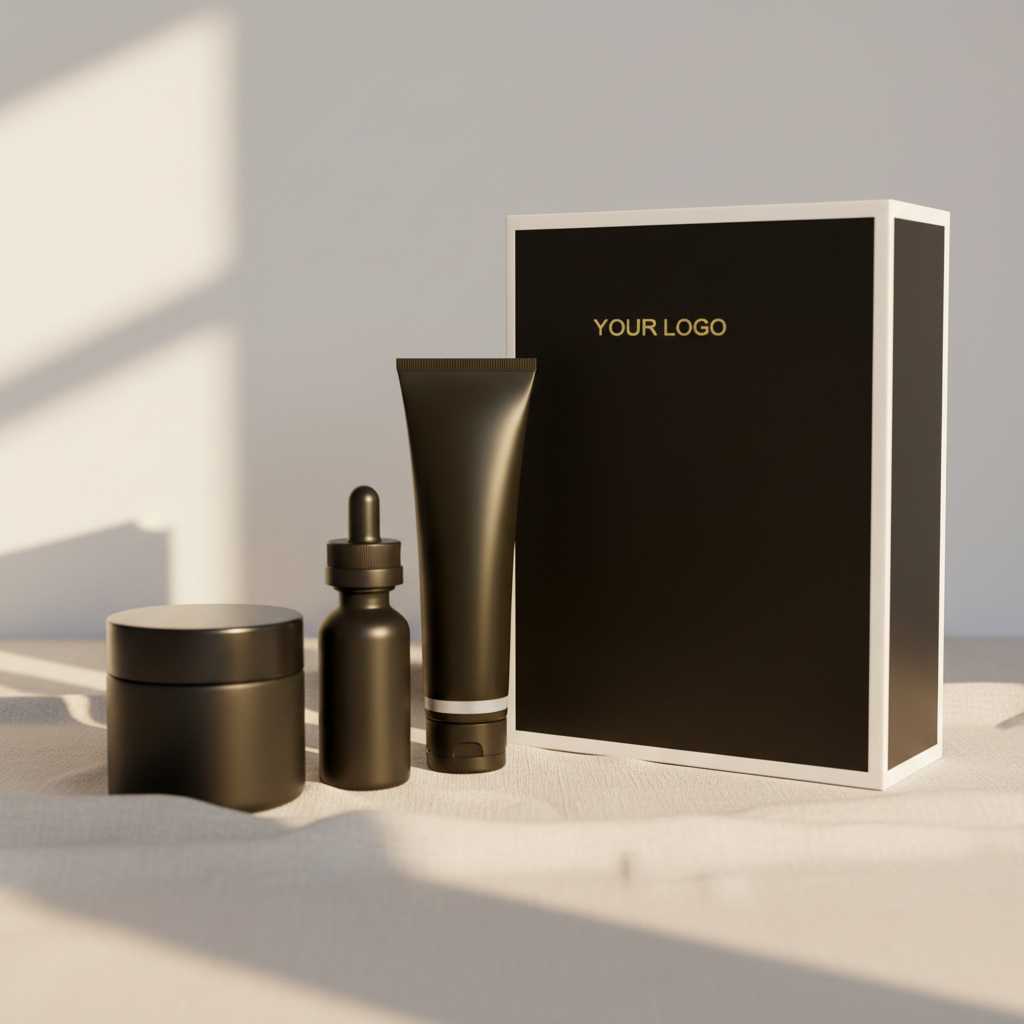 Private Label Natural Organic Anti Aging Products Vc Facial Skincare Cream Serum Cleanser 3 Pieces Men's Skin Care Set