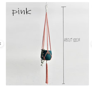 Cadeau d'amant de plantes pour la décoration intérieure cintre de plante en macramé personnalisé pour la décoration murale et de fenêtre - Product Image 2