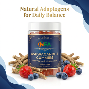 Gummies d'Ashwagandha en gros à action rapide avec Vitamine D et Magnésium, 90 unités, saveur Baies Mixtes, Végétaliennes, pour le Soutien du Sommeil - Product Image 3