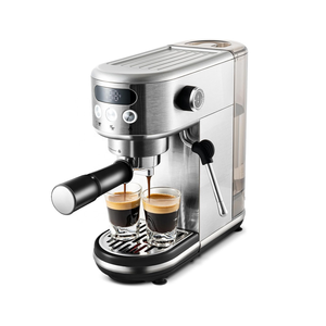Machine à café expresso portable semi-automatique électrique numérique programmable <span class=keywords><strong>italienne</strong></span> 1230W avec réservoir d'eau de 1,3L pour la maison - Product Image 1