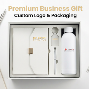 Ensemble cadeau d'entreprise personnalisé Ensemble de luxe de tasse à vide et de carnet Ensemble cadeau promotionnel d'affaires exécutif avec boîte - Product Image 2
