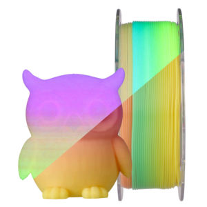 Filamento de Impresión 3D Antinsky PLA Luminoso Arcoíris de 1.75mm 1KG, Varillas Multicolores con Servicio de Moldeo 200C - Product Image 1