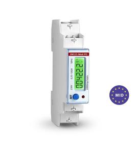 Contatore Elettrico Wireless Monofase EM115-Mod-PO DC 120/230V 45A AMR AC, Leggero, Intelligente, Classe 1 di Precisione MID - Product Image 4