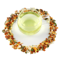Groothandel Losse Witte Thee Fruit Smaak Gedroogd Fruit Korrelig Thee Passievrucht Honing Pomelo Thee