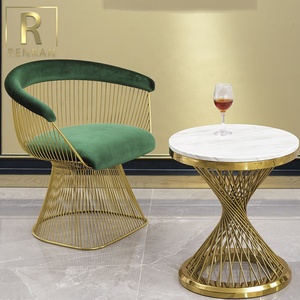 Chaise supérieure en velours italien pour salle à manger, chaises de salle d'entrée, de luxe, pour restaurant - Product Image 4