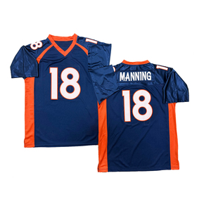 Camiseta de rugby cosida de estilo vintage para hombre 57 Tom Jackson 65 Gary <span class=keywords><strong>Zimmerman</strong></span> 77 Karl Mecklenburg 84 Shannon Sharpe S-3XL - Product Image 3
